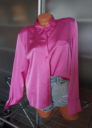 Атласная блуза