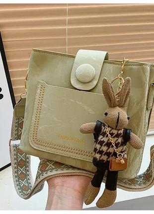Женская сумка на плечо с широким ремнем fashion | 37288-2