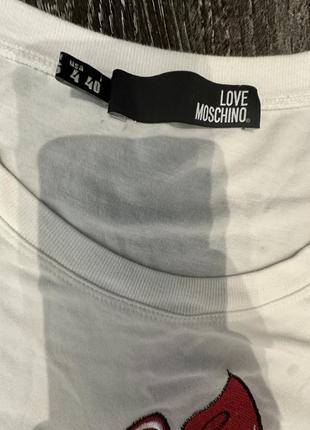 Футболка love moschino2 фото