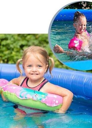 Надувной бассейн для детей intex 28158 (457х84 см) бассейны интекс с картриджным фильтром10 фото
