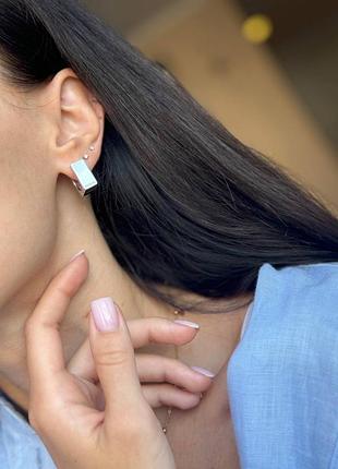 Сережки в стилі celine