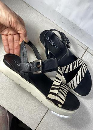 Oraska босоножки кожаные женские 38 р 24,5 см