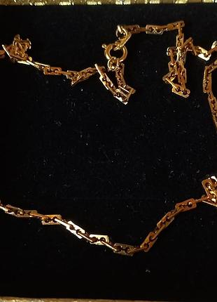 Вінтажний ланцюжок цікавого плетіння. англія.