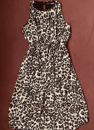 Сукня леопардовий принт