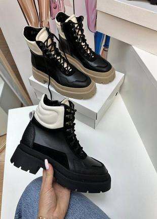 Ботинки под берцы из натуральной замши много цветов на выбор