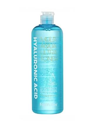 Тонер с гиалуроновой кислотой farmstay hyaluronic acid multi aqua ultra toner