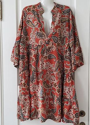 Платье платье в стиле бохо до колен италия