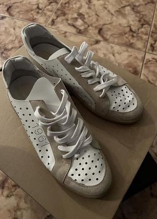 Кожаные кеды 37 р