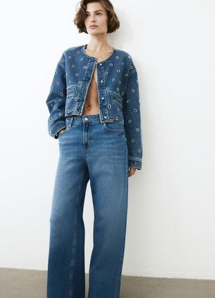 Нові широкі джинси h&m