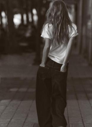 Атласний топ бежевий з вузлом zara new4 фото