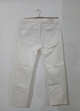 Красивые белые мужские джинсы высокий рост5 фото