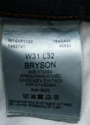 Джинсы wrangler bryson skinny 97%cotton , размер 31/32, состояние отличное.8 фото