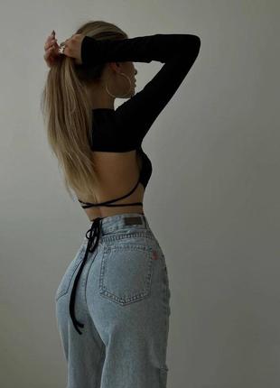 Кофта с открытой спиной 8