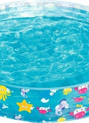 Бассейн каркасный bestway 55028 подводный мир 122-25см