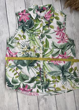 Блузка, рубашка лён bonmarche 14/16 xl/ xxl7 фото