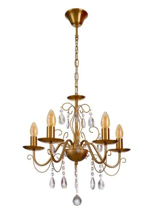 Люстра-свічка підвісна на 5 лампочок bcl-734s/5 e14 ab