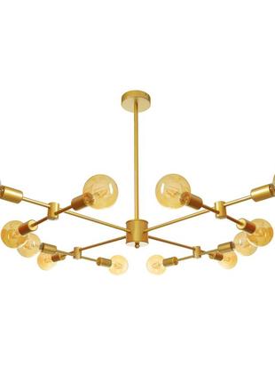 Люстра стельова на 12 лампочок br-01 615s/12 e27 g
