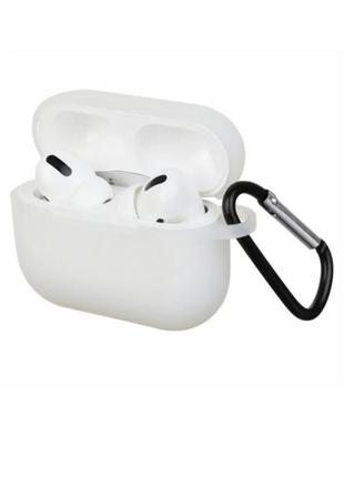 Чехол для наушников air pods pro 2 white силиконовый белый silicone case