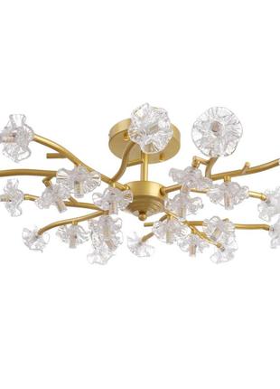 Стельова люстра на 24 лампочки в спальню br-01 616c/24 g4 g