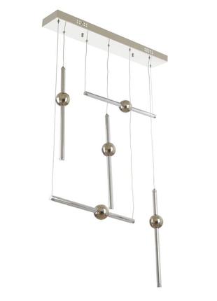 Світильник стельовий підвісний лофт для спальні світлодіодний bl-890s/5 nw 72w ch