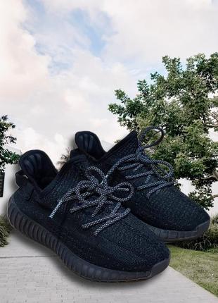 Классные рефлексивные кроссовки adidas yeezy boost 350 v2. размер 36