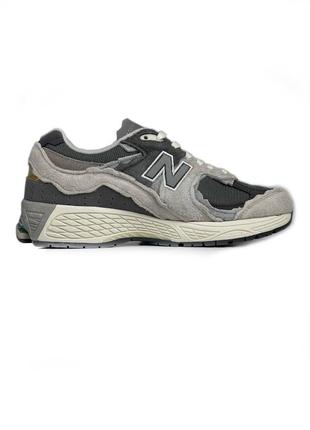 ⠀👟new balance 2002r (світло/сірі)4 фото