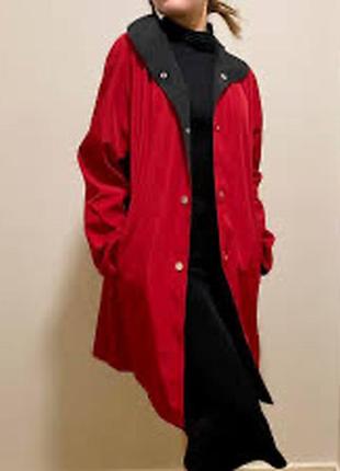 Двусторонний плащ куртка