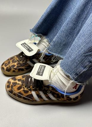 Кросівки adidas pony wales bonner leopard1 фото