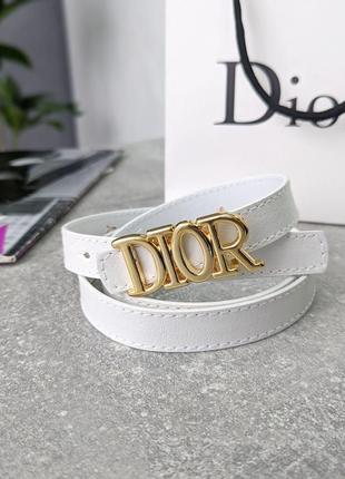 Ремінь жіночий dior вузький  🖤7 фото