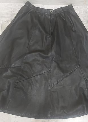 Шкіряна юбка