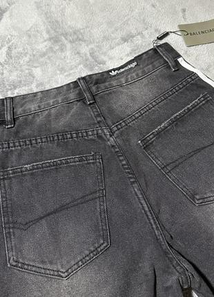 Джинсы balenciaga x adidas black