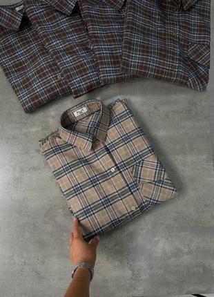 Рубашка женская в клетку