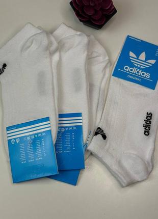 Носки короткие унисекс adidas размер 36-41 3
