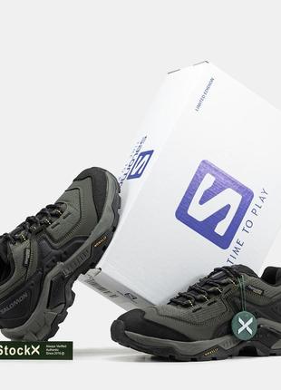 Botas Salomon X 30L 4 MID GORE-TEX bege preto mulher