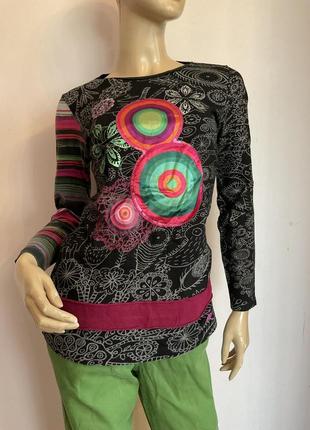 Трикотажна блузка від desigual/ xs/