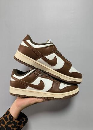 nike dunk low beige/brown