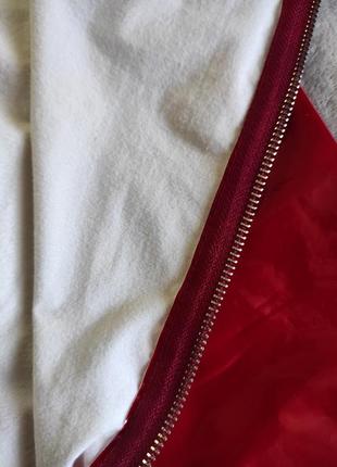 Лакова червона спідниця юбка3 фото