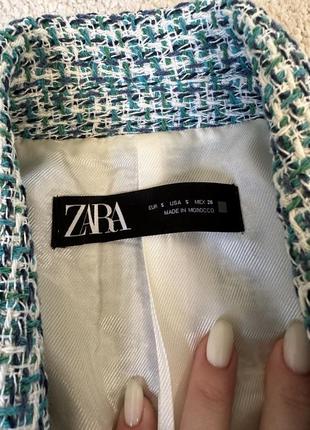 Піджак zara твідовий8 фото