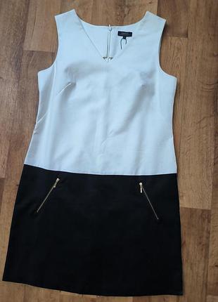 Платье черно-белое papaya