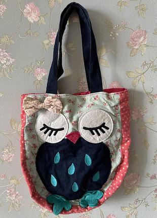 Детская сумка сова, сумочка