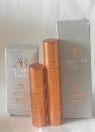 Крем для глаз the eye cream augustinus bader, 3 мл и сыворотка для лица augustinus bader the serum,
