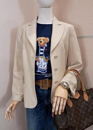 Жакет ralph creation, vintage 70's, размер m пиджак, шерсть, шерсть