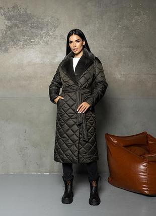 Зимнее пальто. цвет малахит. цена действительна до 20.09, далее подорожник