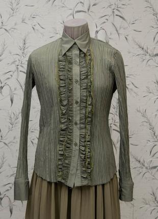 Фактурна сорочка з рюшами ✂️i.c.i.e. 📍розмір xl