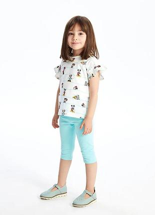 5-6/6-7 р новий фірмовий літній комплект костюм дівчинці мінні маус minnie mouse lc waikiki