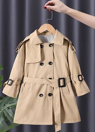 Стильный тренч для девочки