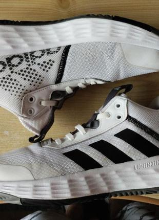 Кросівки баскетбольні adidas ownthegame shoes cloud white hoo469 оригінал