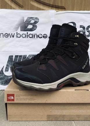 Ботинки трекинговые salomon quest winter gore-tex gtx lowa кожаные