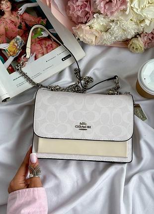 Женская кожаная сумка coach