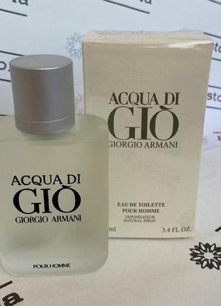 Чоловіча туалетна вода giorgio armani acqua di gio 100 мл